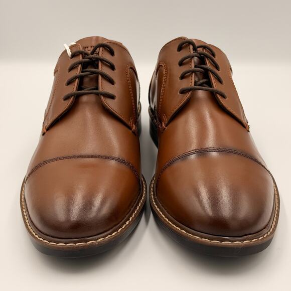 Nunn Bush Hayden Ct Oxford Brown Cognac Dress Shoe Mens Shoes Size 9.5 main image 7